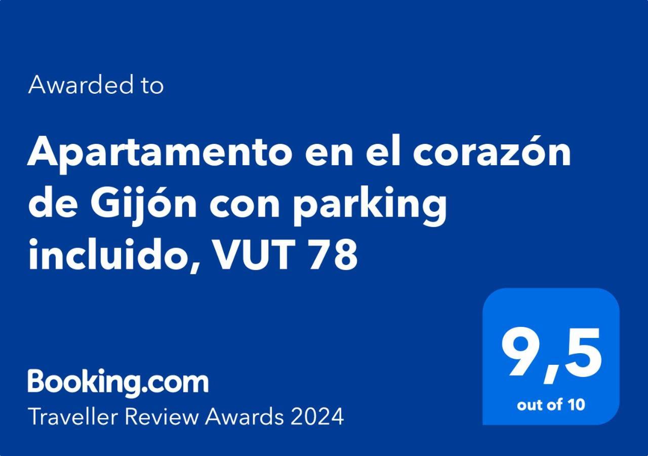 Apartamento En El Corazon De Gijon Con Parking Incluido, Vut 78 Luaran gambar